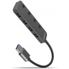 4-portos USB HUB Axagon HUE-MSA (USB 3.2) Kapcsolható portokkal, Type-A #1