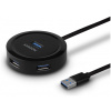 4-portos USB HUB Axagon HUE-P1A (USB 3.2), kör alakú, Type-A csatlakozóval #1