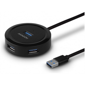 4-portos USB HUB Axagon HUE-P1A (USB 3.2), kör alakú, Type-A csatlakozóval #1