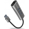 3-portos USB HUB Axagon HMA-GL3AP (USB 3.2) Type-C + Gbit LAN csatlakozóval #1