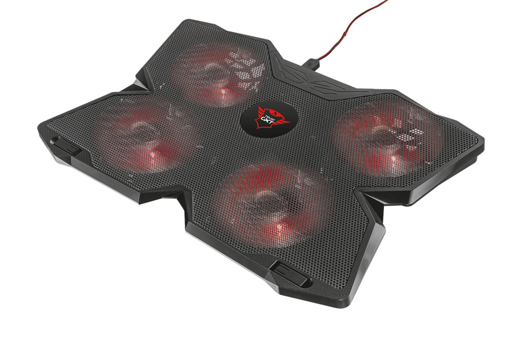 Trust GXT 278 Yozu notebookhűtő 4db LED-es ventilátorral #1