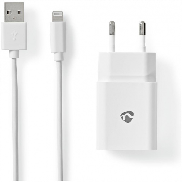 Nedis USB-s töltő (220V) külön Lightning kábellel iPhone / iPad-hoz #1