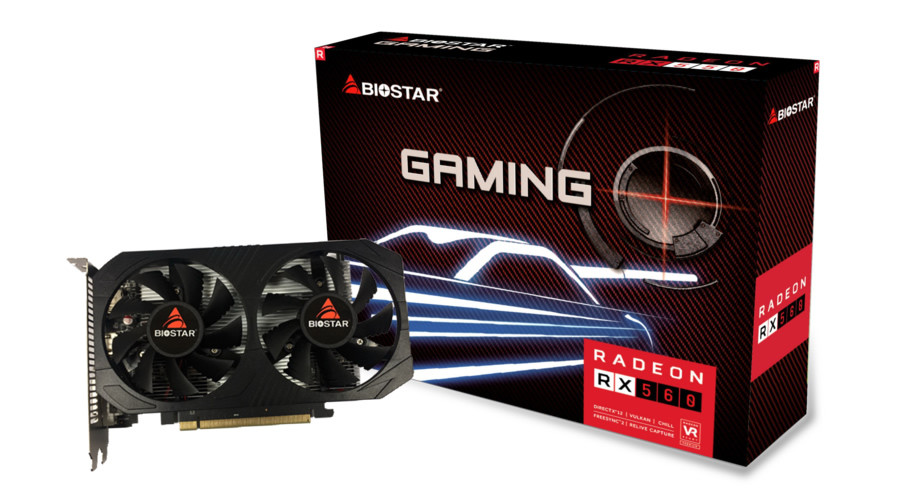 Biostar Radeon RX 560 Dual Cooling 4GB GDDR5 VGA #1