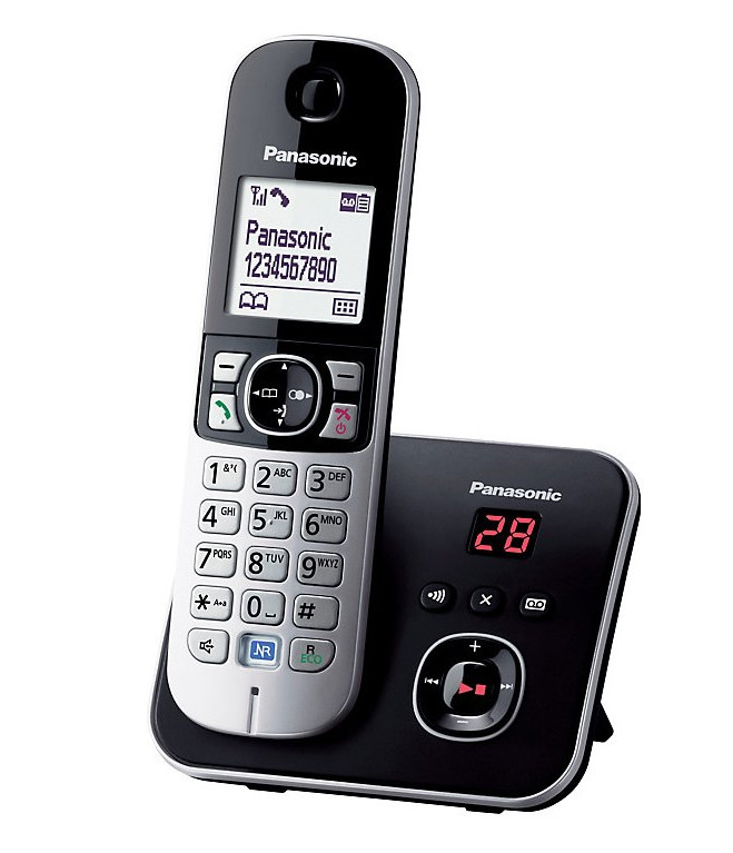 Panasonic KX-TG6821PDB vezeték nélküli (DECT) telefon rögzítővel #1
