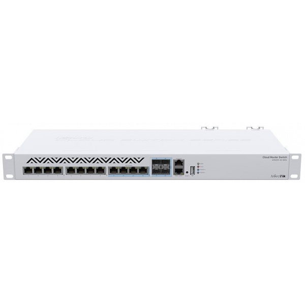 MikroTik CRS312-4C+8XG-RM Cloud Router Switch 8x 10G LAN és 4x 10GbE Combo port #1