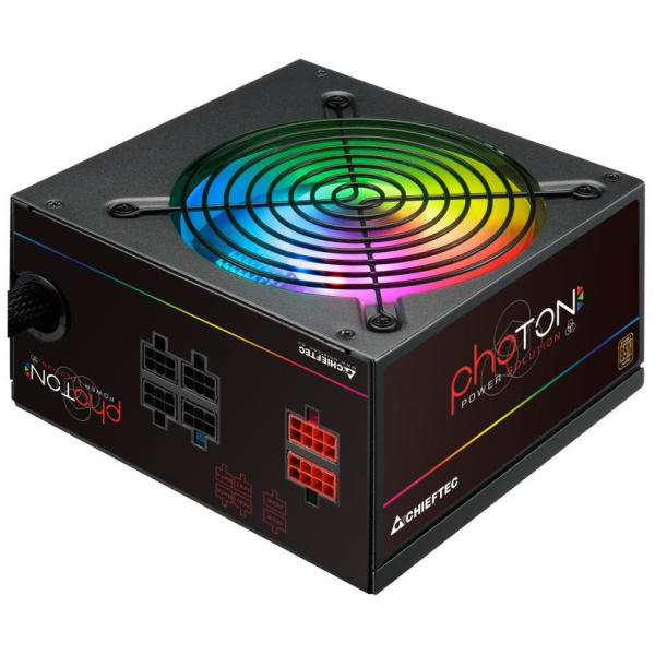 Chieftec CTG-650C Photon RGB 650W tápegység félmoduláris #1