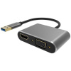VCOM USB 3.0 > HDMI + VGA átalakító (1080p) #1
