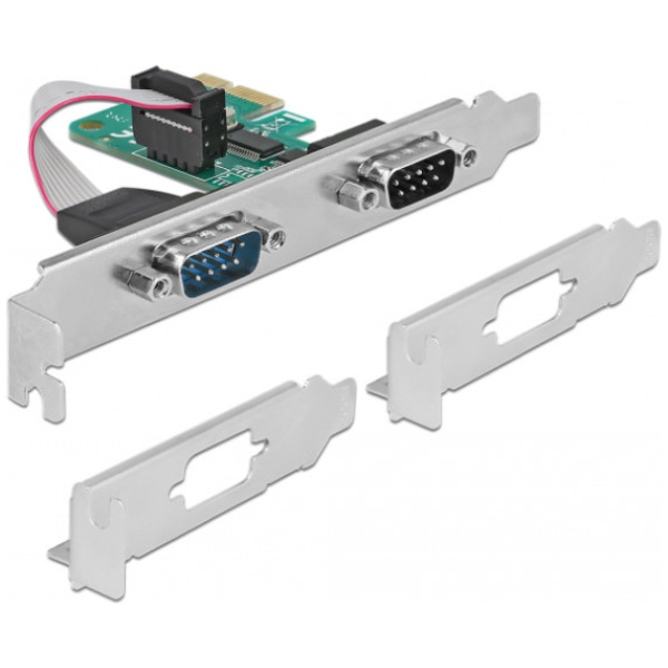Delock 89918 soros vezérlő kártya PCI-Express x1, 2 port #1