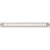 UTP üres patchpanel Cat5e 24-port 19