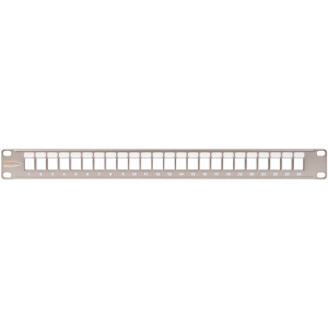 UTP üres patchpanel Cat5e 24-port 19" 1U Nikomax #1