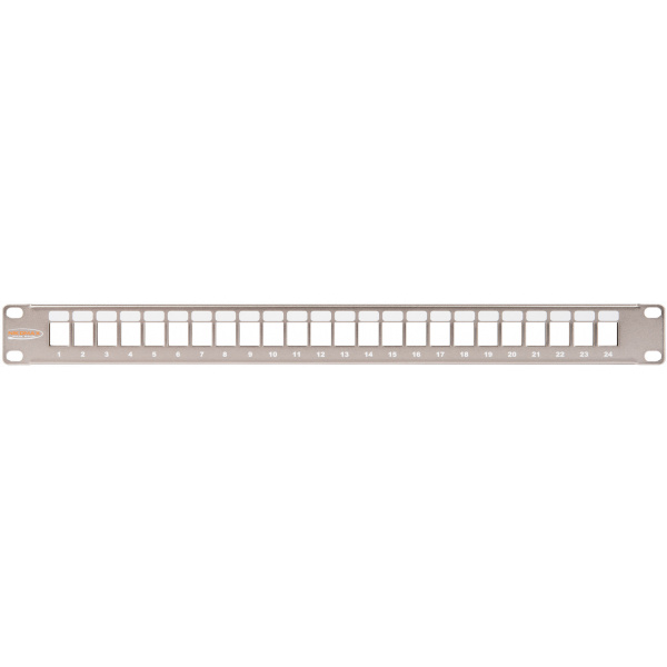 UTP üres patchpanel Cat5e 24-port 19" 1U Nikomax #1