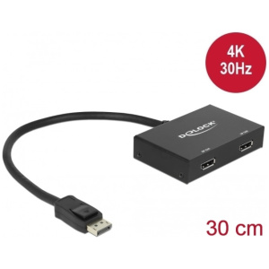 Delock DisplayPort elosztó - 1x DisplayPort > 2x DisplayPort 4K #1