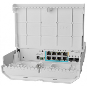MikroTik netPower Lite 7R kültéri switch 8x GbE LAN + 2x SFP+ porttal #1