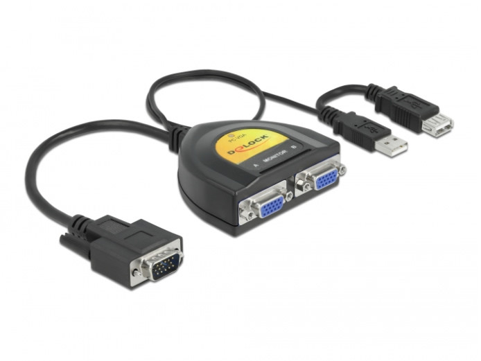 Delock VGA 1>2 Splitter (elosztó) 450 MHz #1