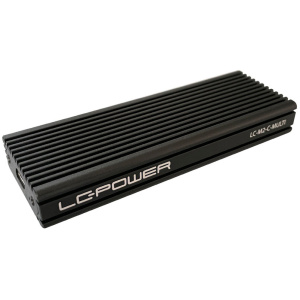 LC Power LC-M2-C-MULTI külső ház SATA / PCIe NVMe M.2 SSD-hez > USB-C 3.2 #1
