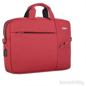 TOO USB portos notebook táska 15,6" laptophoz (piros) #1