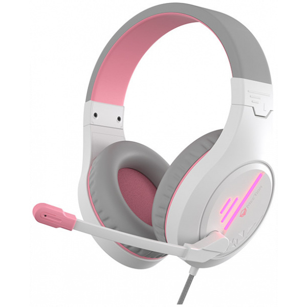 Meetion MT-HP021 Gaming headset (fehér-rózsaszín) #1
