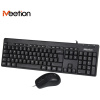 Meetion MT-C100 vezetékes billentyű + egér fekete (USB) #1