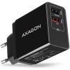 Axagon 220V-os USB-s fali gyorstöltő (1x QC3.0 + 1x 1,2A USB port) #1