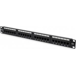 UTP patchpanel Cat6 24-port 19" 1U Digitus (nem árnyékolt) #1