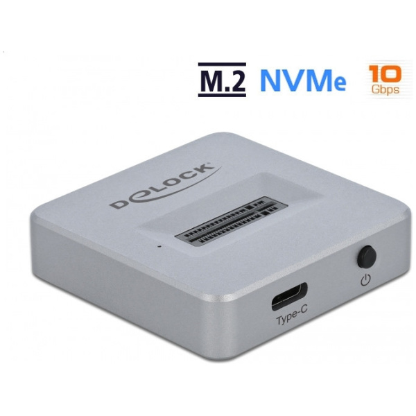Delock M.2 dokkoló állomás M.2 NVMe PCIe SSD-hez (USB Type-C) #1