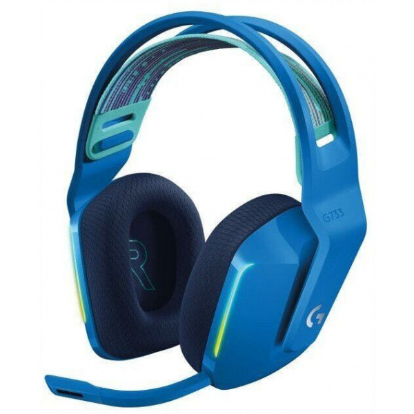 Logitech G733 Lightspeed vezeték nélküli RGB Gaming Headset, kék #1
