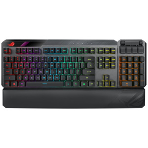 Asus ROG Claymore II Optomechanikus Gamer billentyűzet, RX Red (magyar) #1