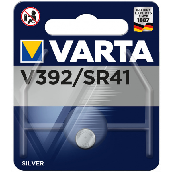 Varta SR41 (V392) ezüstoxid gombelem 1db (blister) #1