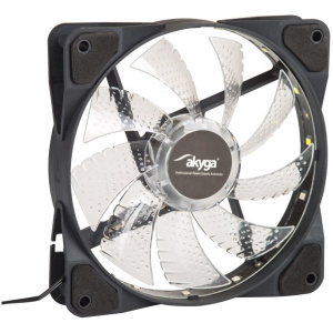 12 cm hűtőventilátor Akyga AW-12D-LED - Multicolor LED-es #1