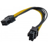 Akyga PCIe VGA tápátalakító kábel (6-pin > PCIe 6+2-pin) #1