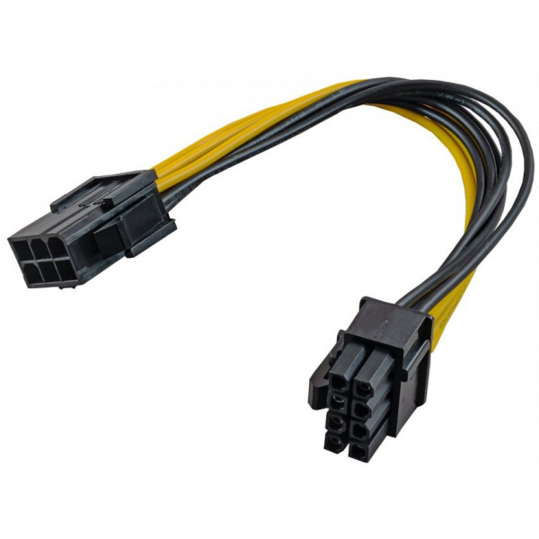 Akyga PCIe VGA tápátalakító kábel (6-pin > PCIe 6+2-pin) #1