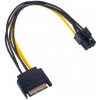 Akyga PCIe VGA tápátalakító kábel (SATA > PCIe 6-pin) #1