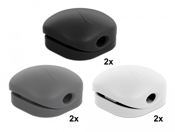 Delock 6db-os kábelkötegelő szett #1