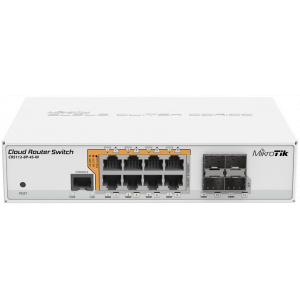 MikroTik CRS112-8P-4S-IN 8-port Gbit PoE switch 4 SPF porttal #1