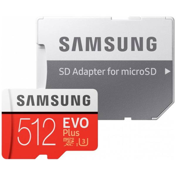 512GB Samsung EVO Plus microSD kártya + SD adapter (Class 10) #1