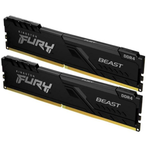 16GB DDR4 3200MHz (PC4-25600) Kingston Dual RAM KIT (Fury Beast Black) 2x8GB #1