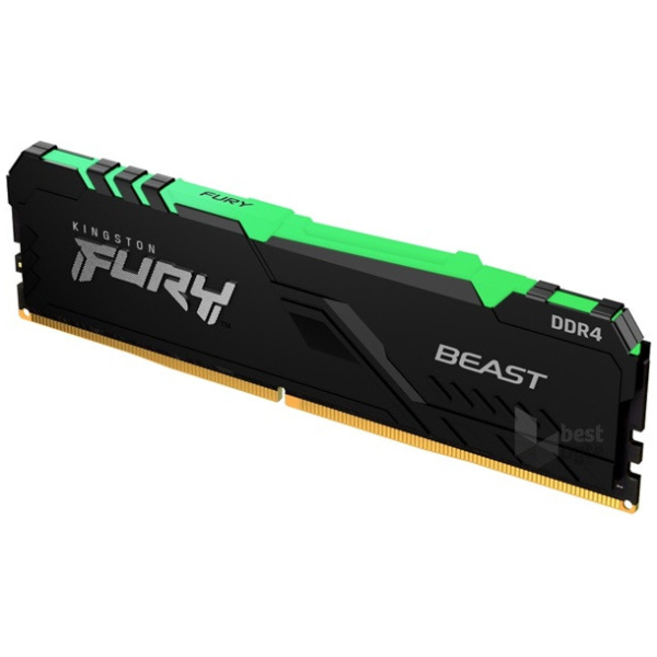 16GB DDR4 3200MHz (PC4-25600) Kingston RAM (Fury Beast RGB Black) #1