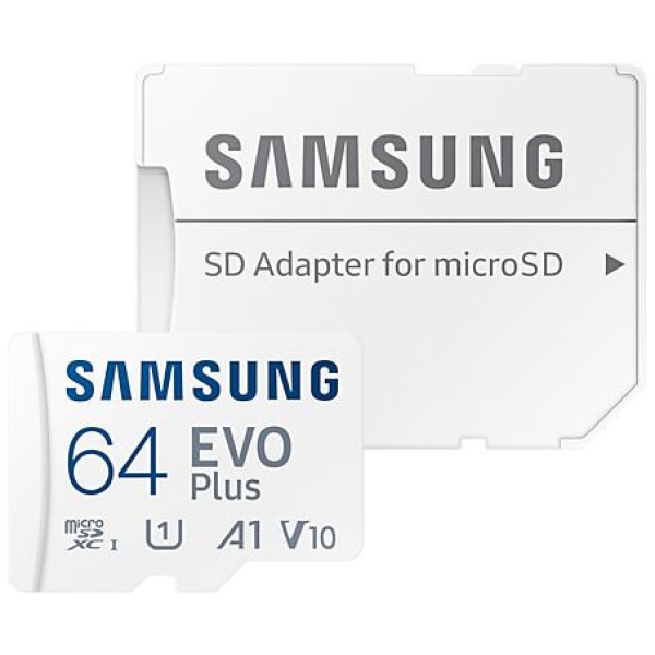 64GB Samsung EVO Plus (2021) microSD kártya + SD adapter (Class 10) #1