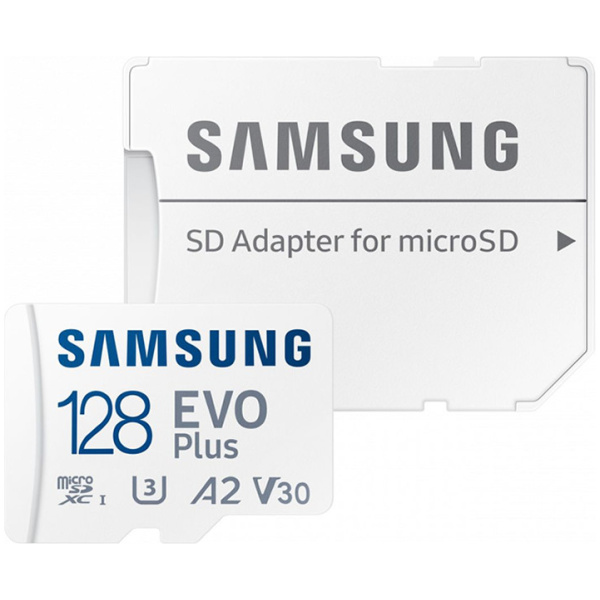 128GB Samsung EVO Plus (2021) microSD kártya + SD adapter (Class 10) #1