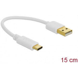 Delock töltőkábel USB A-típusú - USB Type-C™ csatlakozó végekkel 15 cm #1