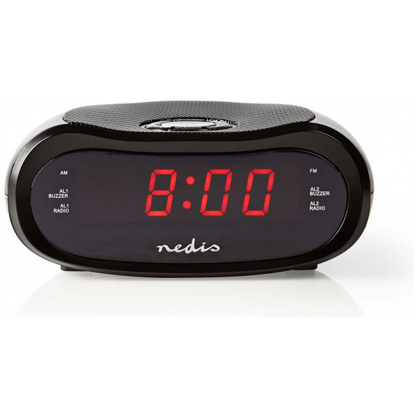 Nedis Digitális rádiós ébresztőóra (0,6"-os LED kijelző) #1