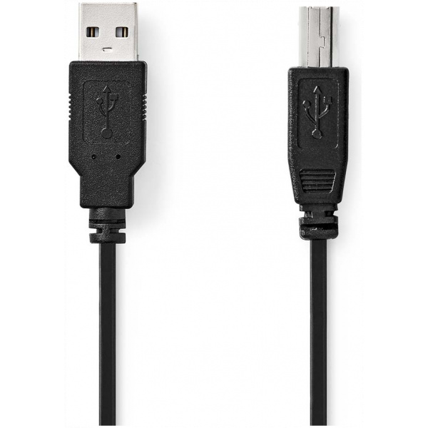 USB 2.0 kábel (A/B) 0,5m (nyomtatóhoz) - Nedis #1