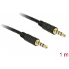 3,5mm Combo Jack (4-pin) összekötő kábel (M/M) 1m Delock #1