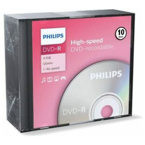 Philips DVD-R 16x, vékony tok #1