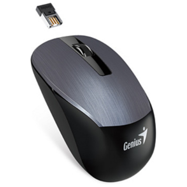 Genius NX-7015 BlueEye vezetéknélküli egér (fémes hatású szürke) #1
