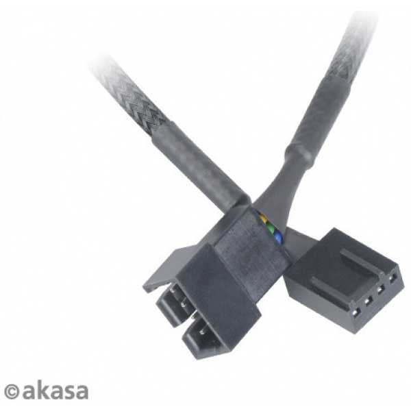 Akasa 4-pin (PWM) ventilátor hosszabbító kábel (30 cm) - 4db #1