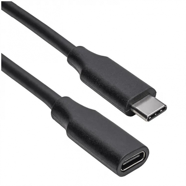 USB (C) – USB (C) (M/F) hosszabbító kábel 0,3m Akyga #1
