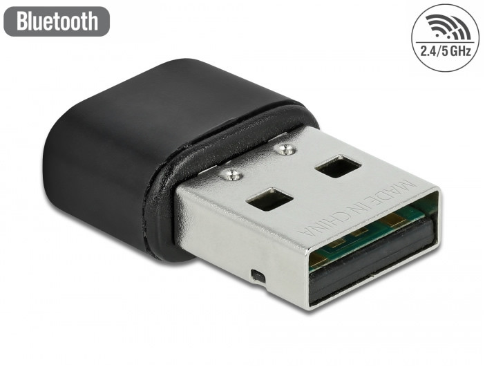 Delock Bluetooth 4.2 és duplasávos WLAN ac/a/b/g/n 433 Mbps USB adapter #1