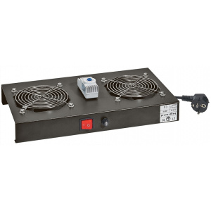 Legrand 2 ventilátoros tetőventilátor és termosztát Linkeo fali szekrényhez #1