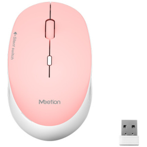 Meetion MT-R570 vezeték nélküli optikai egér, rózsaszín #1